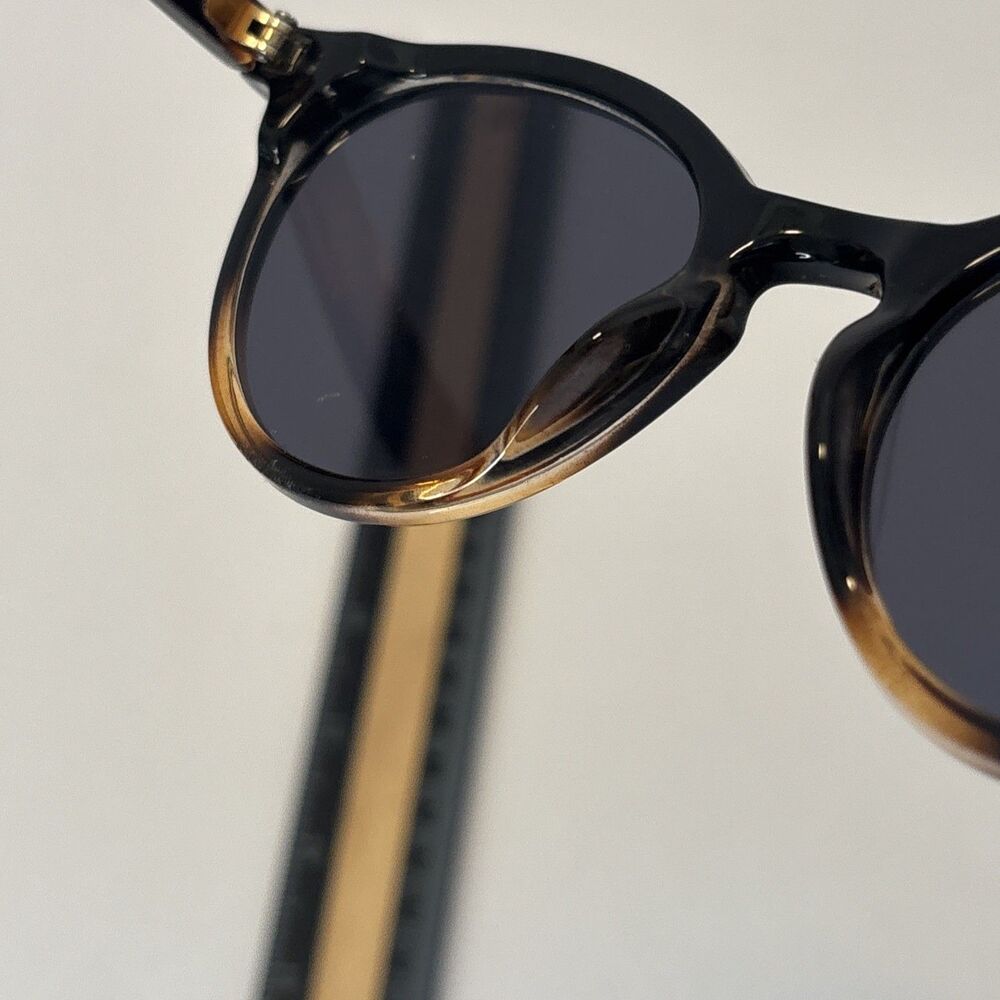 Levi Brooks Gradient Demi Sunglasses Rapptors UV Protection Brown Black Tortoise - Picture 12 of 13